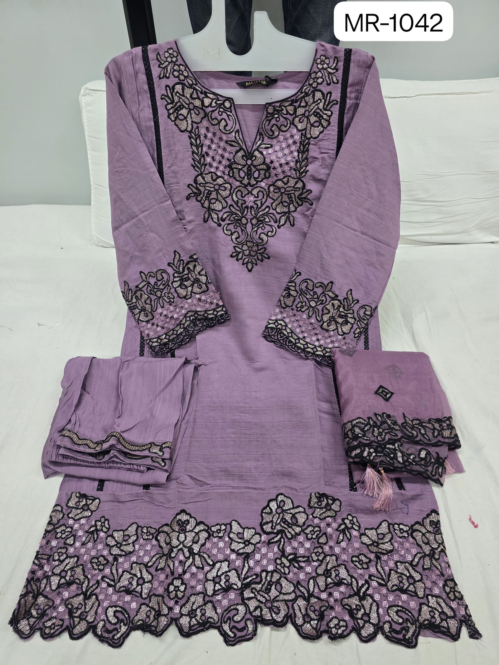 MR 1042 A To D By Mushk Raga Roman Silk Readymade Suits Wholesalers In Delhi